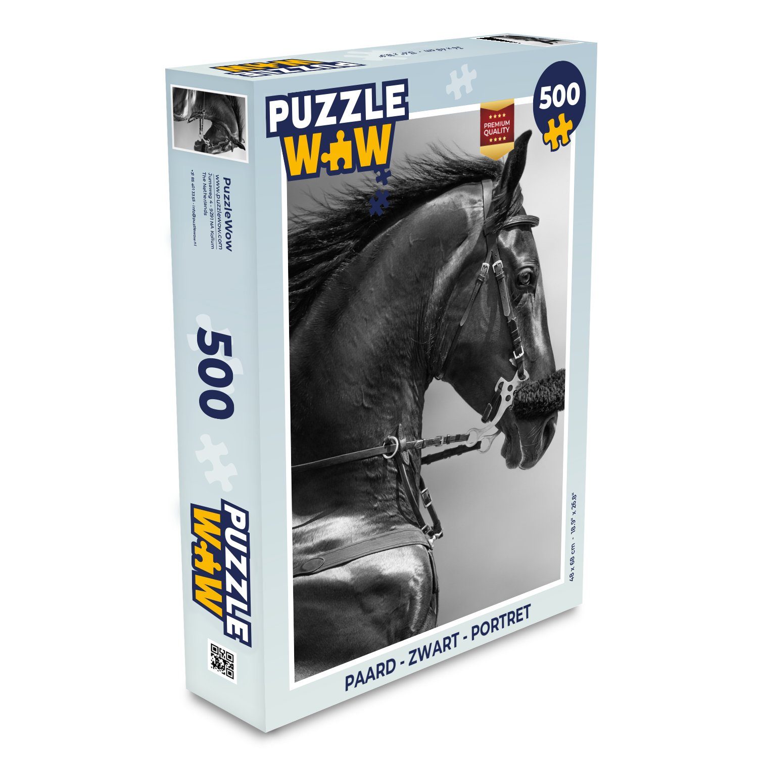 MuchoWow Puzzle Pferde - Schwarz - günstig online kaufen