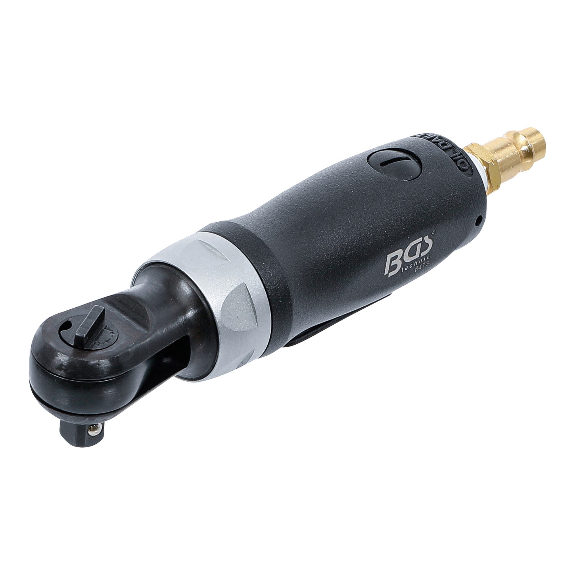 BGS technic Druckluft-Schlagschrauber BGS Druckluft-Ratschenschrauber 8473, 10 mm (3/8), 54 Nm, extra kurz