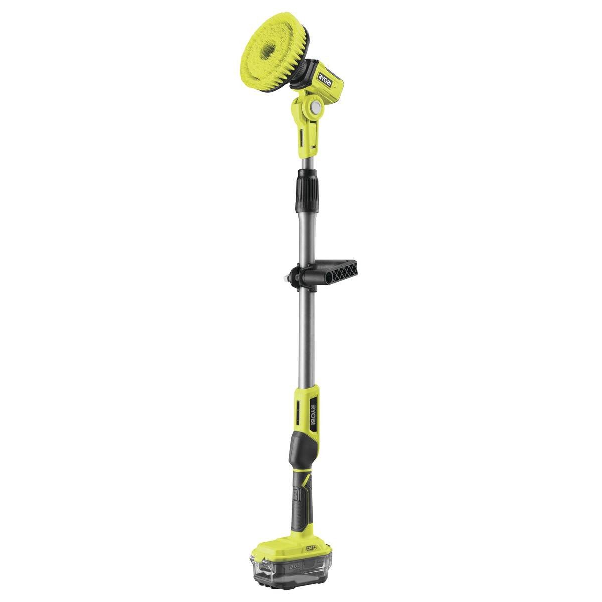 Ryobi Akku-Oberflächenbürste Ryobi Akku Reinigungsbürste ONE+ 18V Ø15cm, teleskopierbar R18TPS-120G