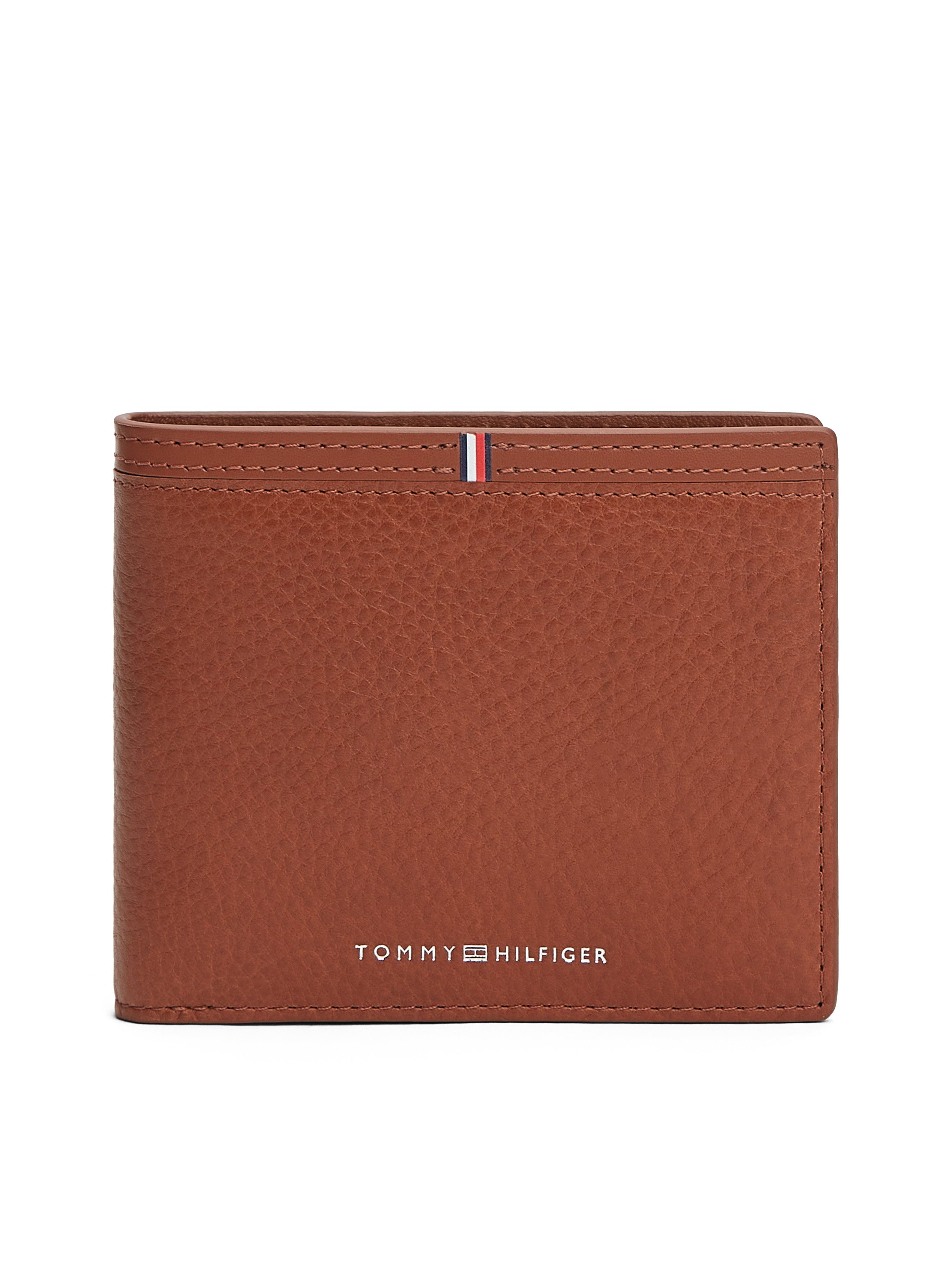 Tommy Hilfiger Geldbörse TH CORP CC AND COIN, Unisex Geldbeutel, Portemonnaie mit Logoschriftzug