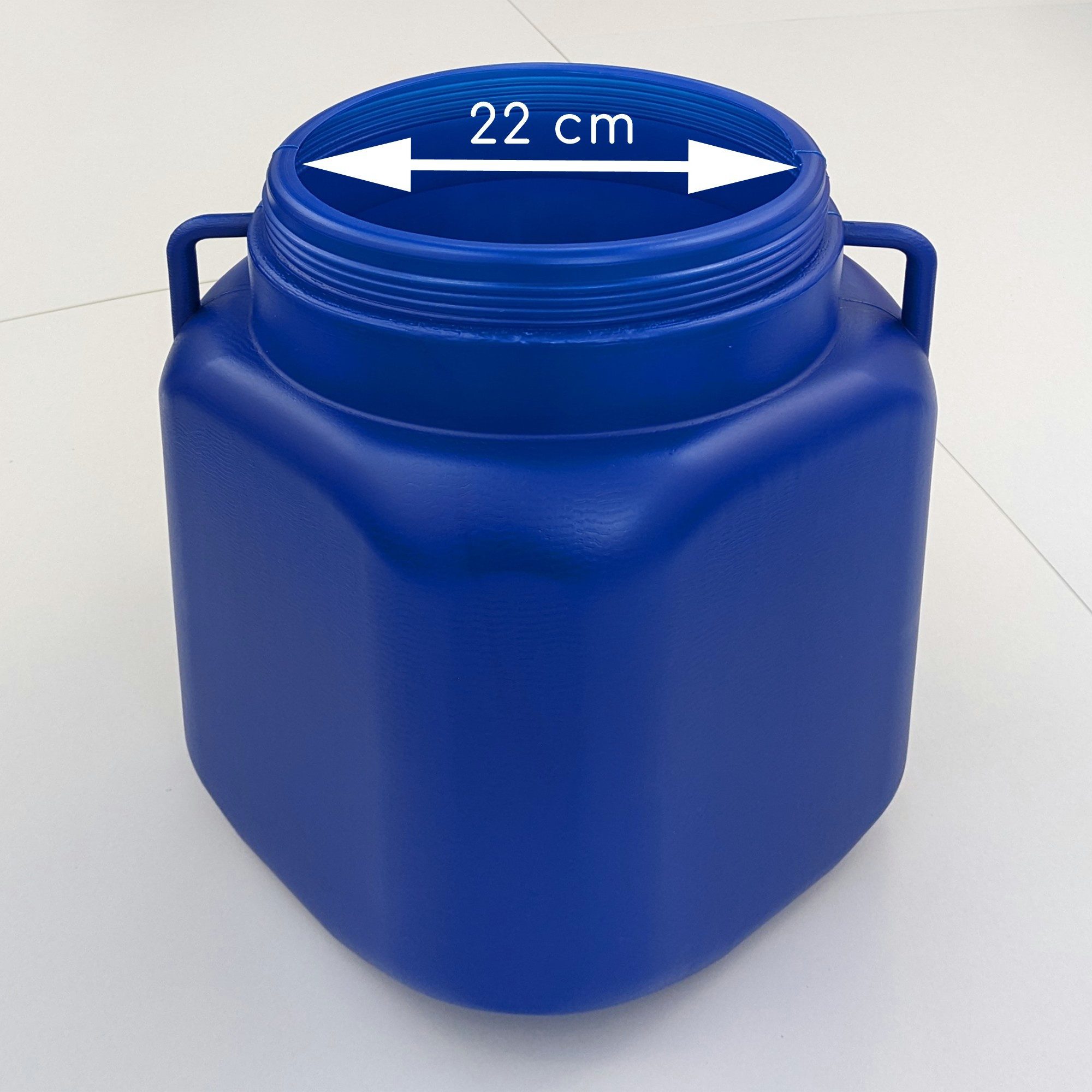 Plasteo Regentonne Weithalsfass Lebensmittelecht BPA-Frei Sauerkrautfass BPA-Frei, 30 l, BPA-Frei