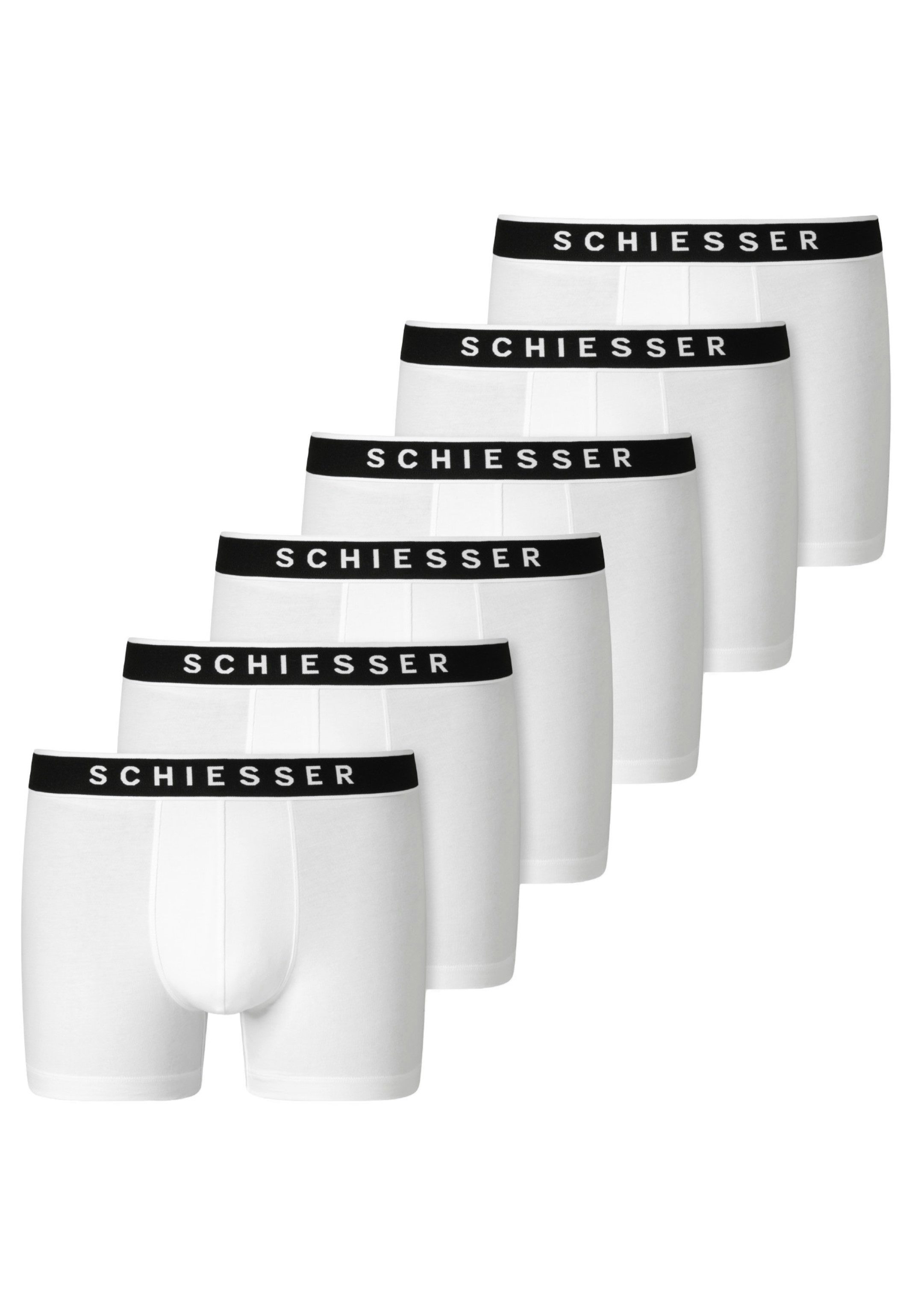 Schiesser Retro Boxer 6er Pack - 95/5 - Organic Cotton (Spar-Set) Retro Sho günstig online kaufen