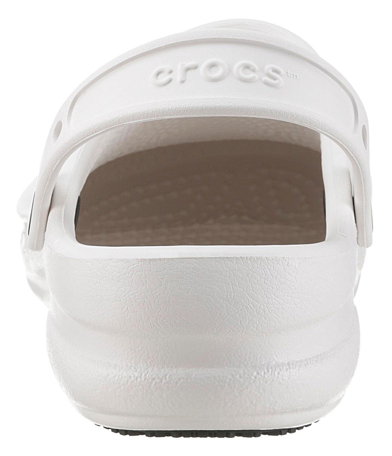 weiß-offwhite Crocs mit BISTRO Fußbereich Clog geschlossenem