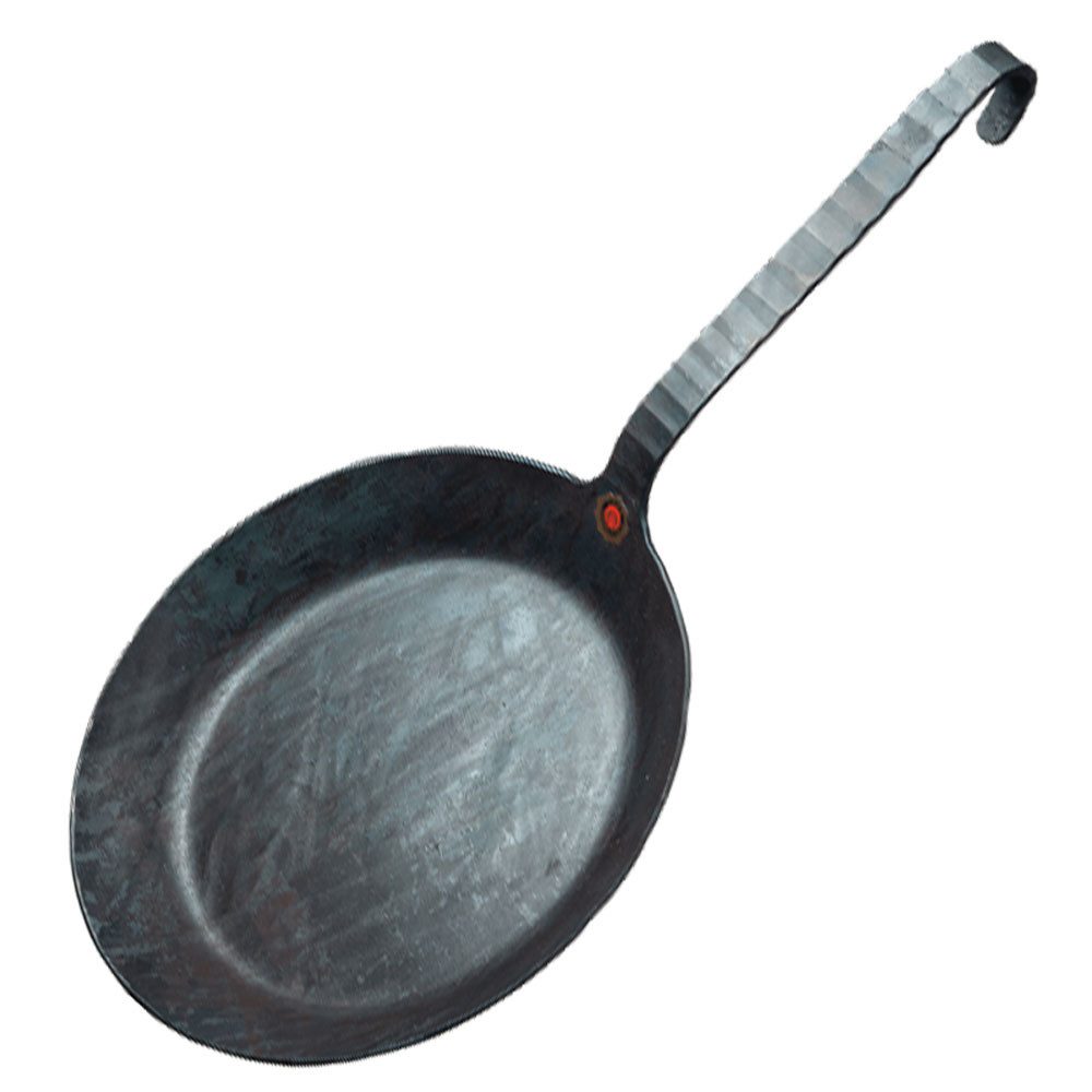 turk Bratpfanne geschmiedete Bratpfanne - die Klassische mit flachem Hakenstiel