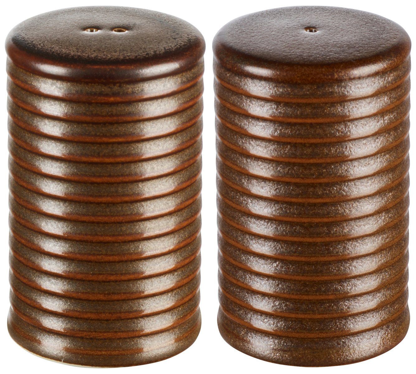 Salz- / Pfefferstreuer kitchen'art Salz-/Pfefferstreuer Set brown 6,5cm