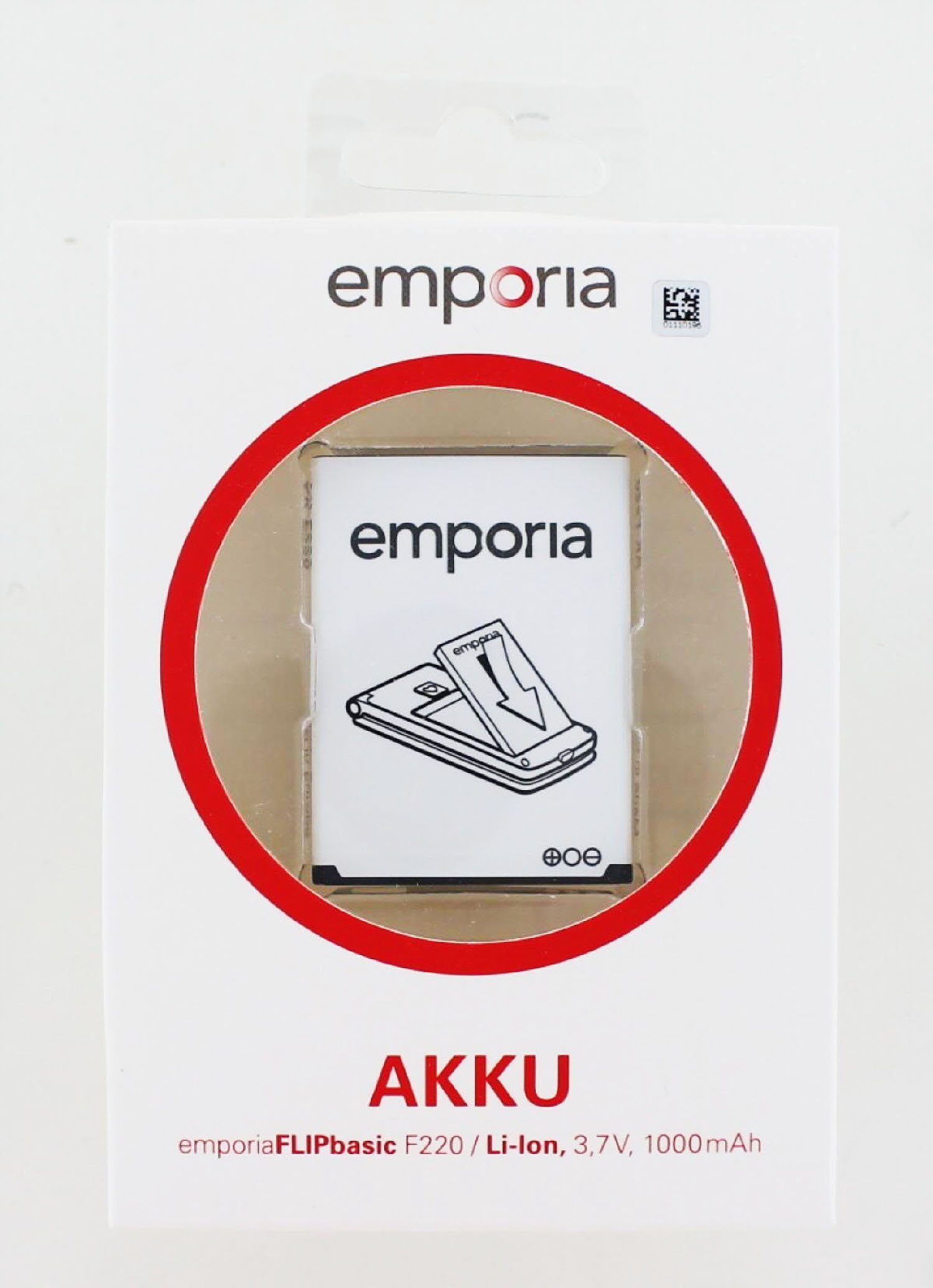 Emporia Original Akku für Emporia AK-F220 Akkupacks Akku 1000 mAh