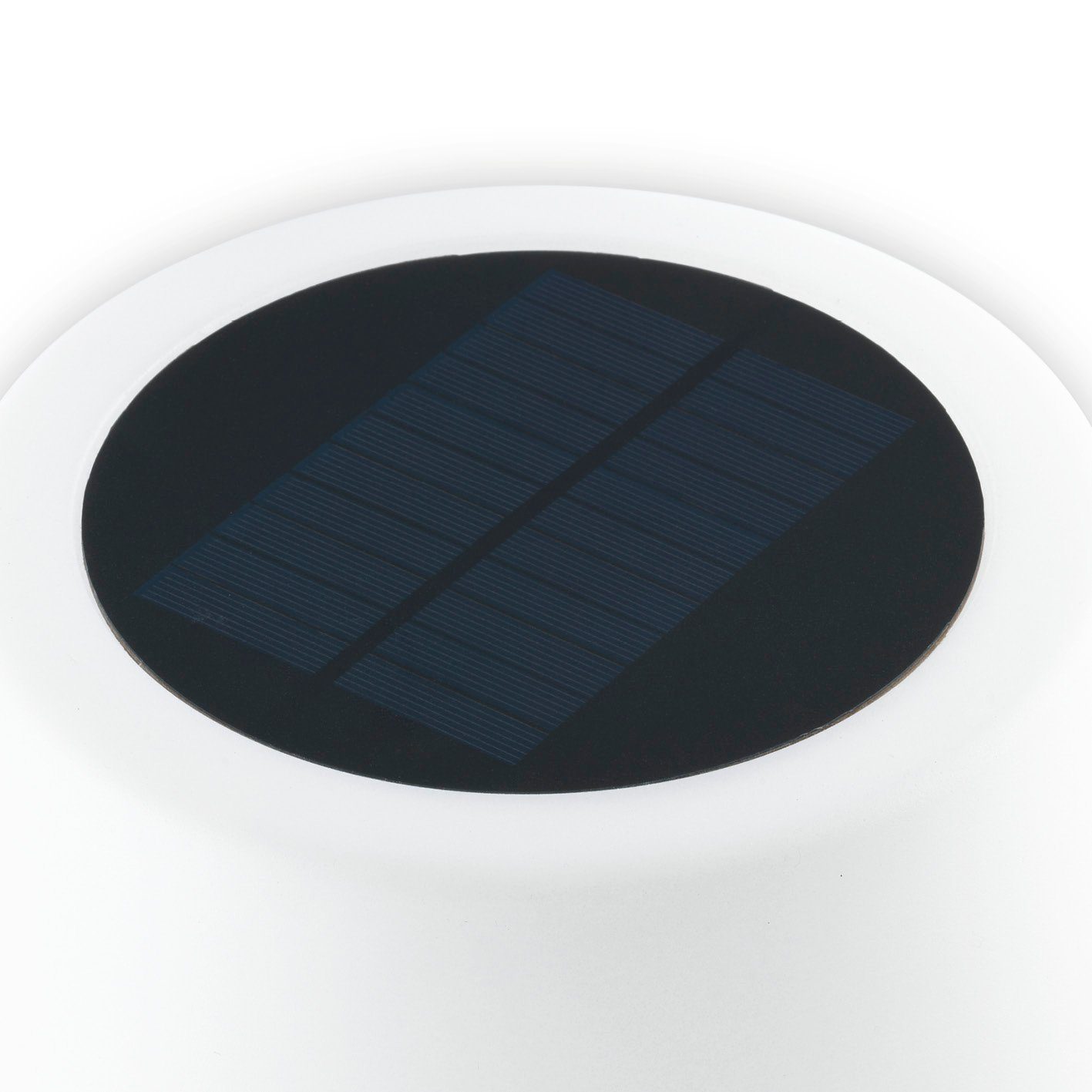 & & aufladbar Solar Hoberg mit Stehleuchte Lichtstufen 3 kabellos dimmbar, USB-Kabel Gartenleuchte