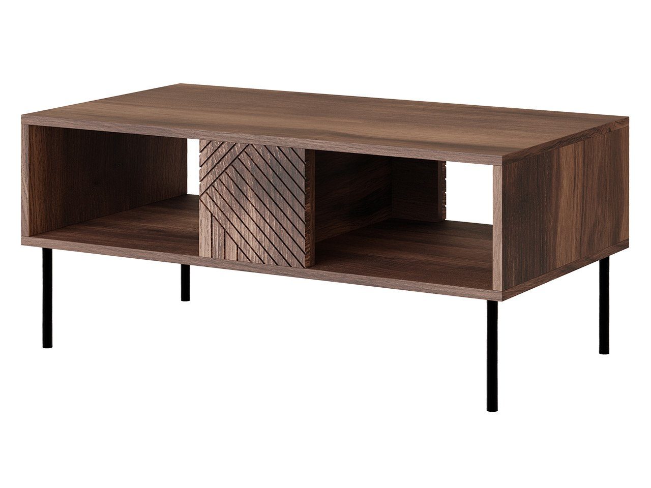 MIRJAN24 Couchtisch Art Deco, Metallfüße, 100x55x46 günstig online kaufen