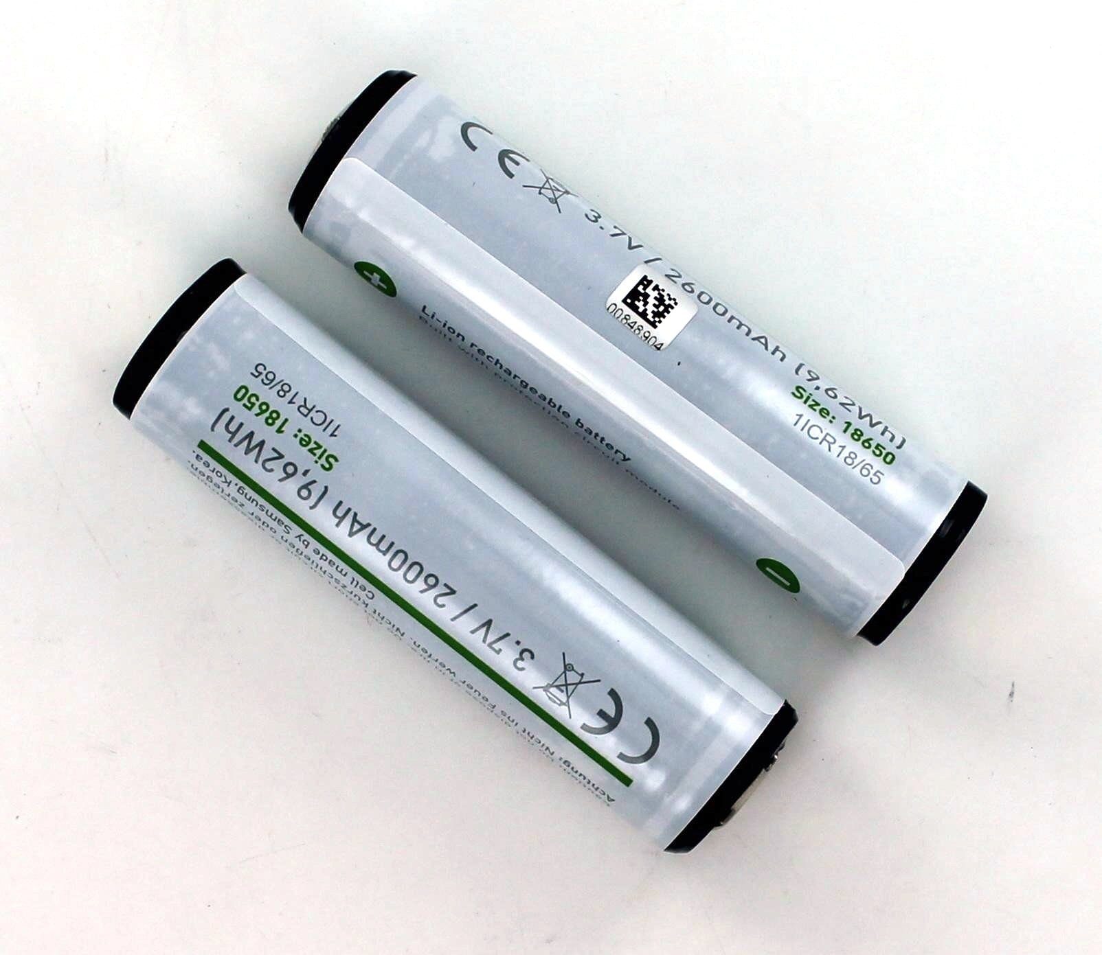 Akku kompatibel (1 St) Akku mit MobiloTec mAh 2600 Akku M7R Lenser LED Zweibrüder