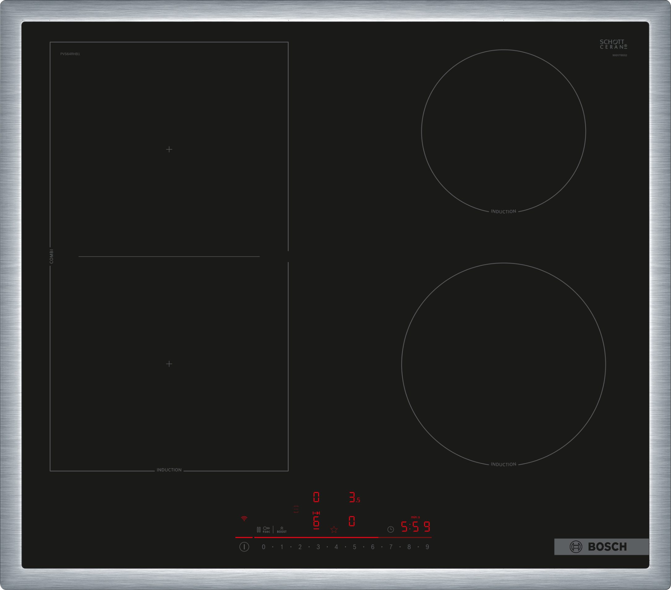 BOSCH Induktions-Kochfeld Serie 6 PVS64RHB1E