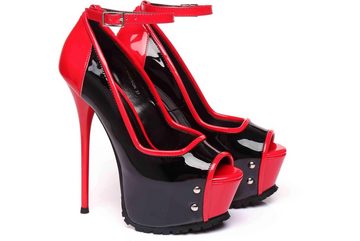 Giaro Madison Black Red Shiny High-Heel-Pumps