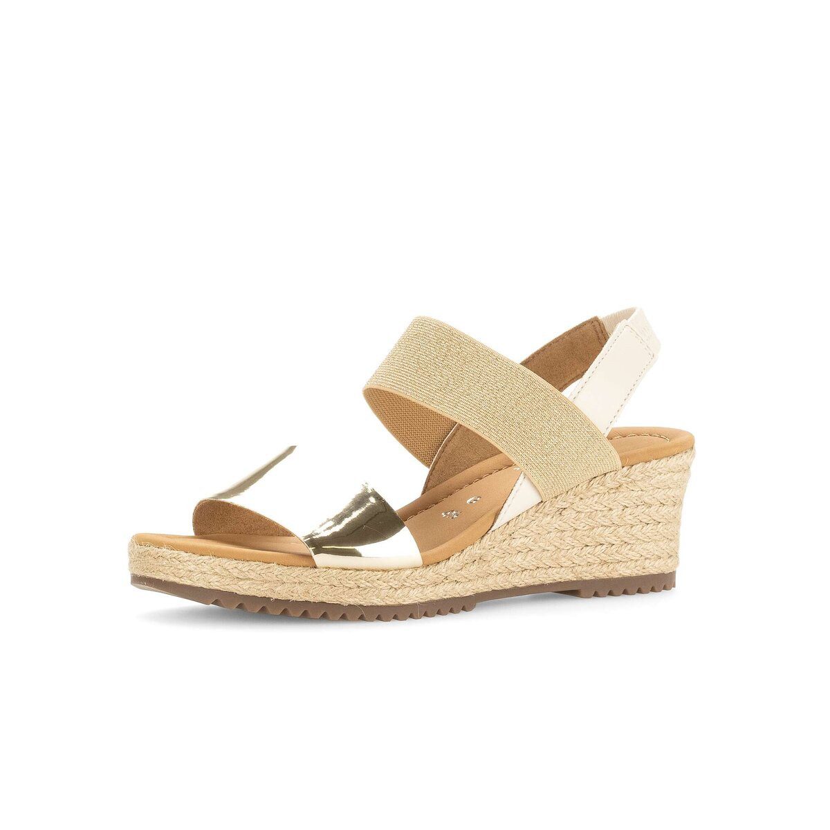 Gabor Keilsandalette Materialmix Lederimitat Keilsandalette