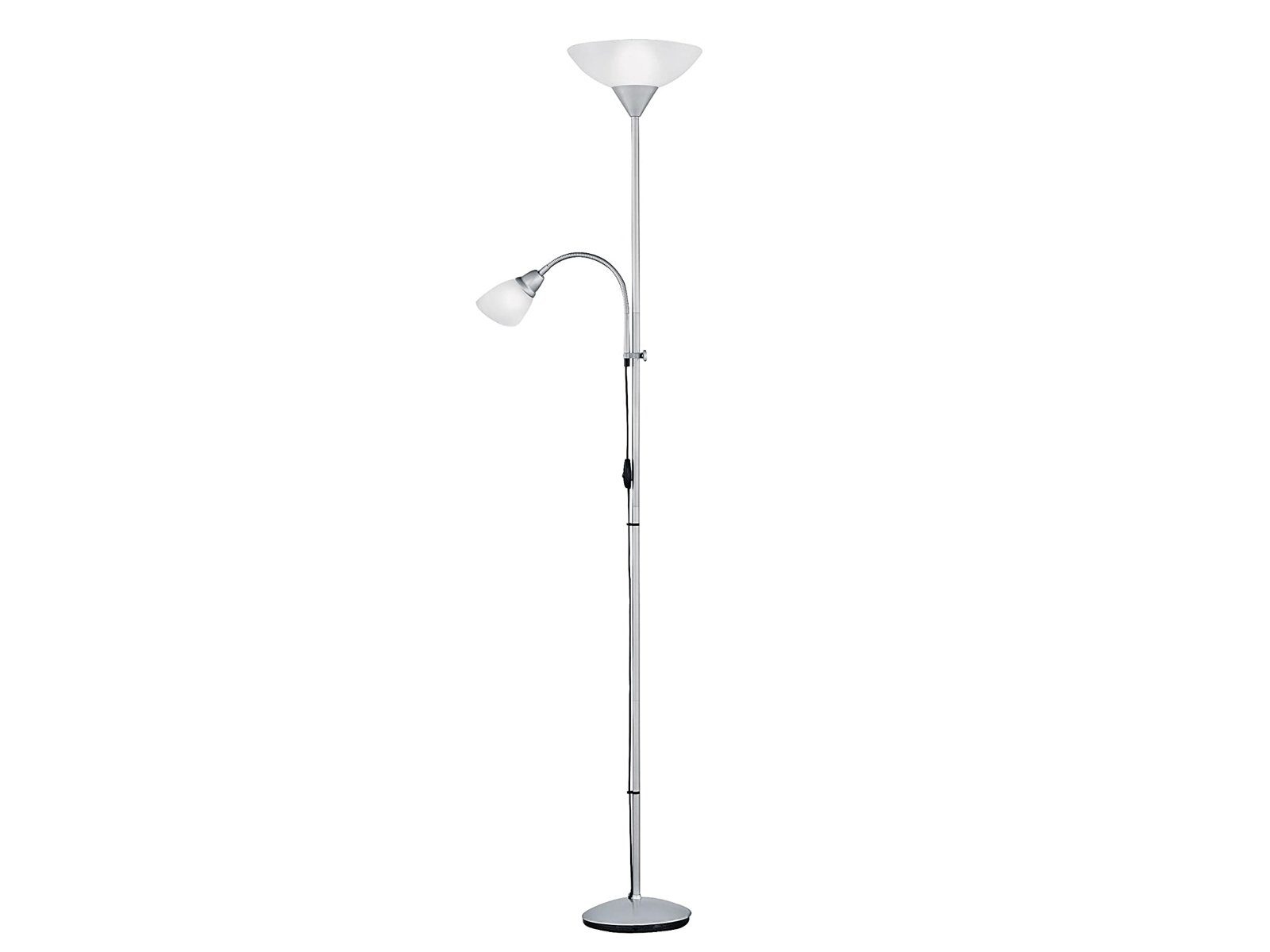 LED meineWunschleuchte LED groß-e für mit wechselbar, 180cm Warmweiß, Stehlampe Designklassiker Lese-ecke, Deckenfluter, Leselampe H: