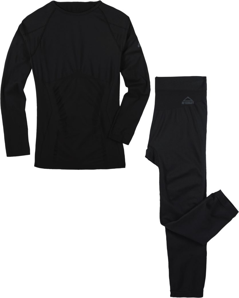 McKINLEY Funktionsunterhemd Yalata/Lorna Damen-Wäsche-Set / Ski-Unterwäsche schwarz
