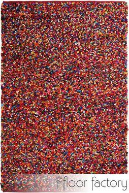 Teppich Confetti, floor factory, rechteckig, Höhe: 15 mm, 100% Baumwolle, handgewebt