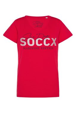 SOCCX Rundhalsshirt mit Necktape