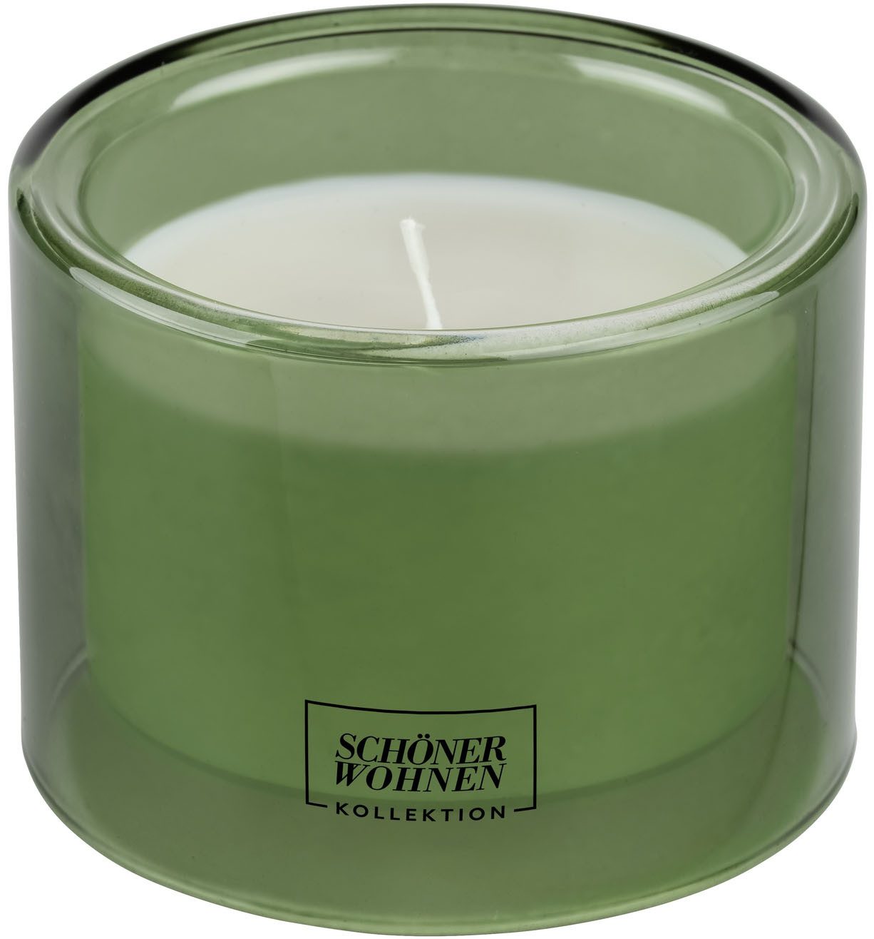 SCHÖNER WOHNEN-Kollektion Duftkerze »Basil M« (1-tlg), im Glas, würziger & lebendiger Duft, Brenndauer 30 - 40 Stunden