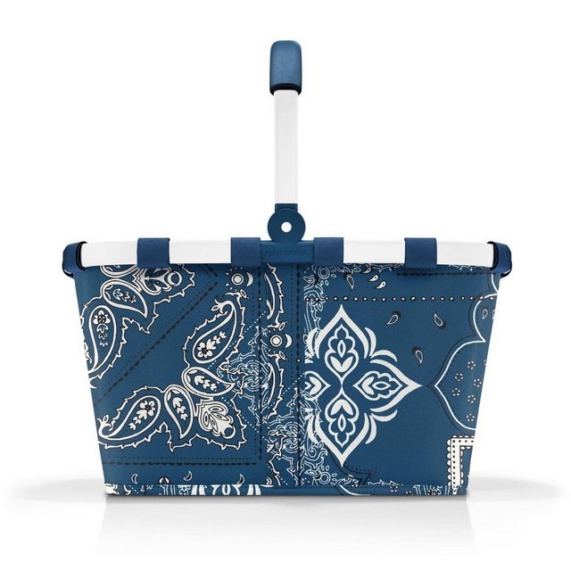 REISENTHEL® Einkaufskorb „reisenthel® Carrybag frame bandana blue BK4099“