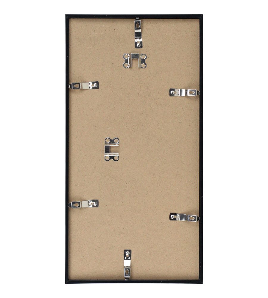 IDEAL TREND Bilderrahmen Galerie Bilderrahmen Kunststoff mit Passepartout & Klarglas Collagerah, für 3 Bilder (1 St), Schrägschnitt Passepartout – Bild 5 von 5