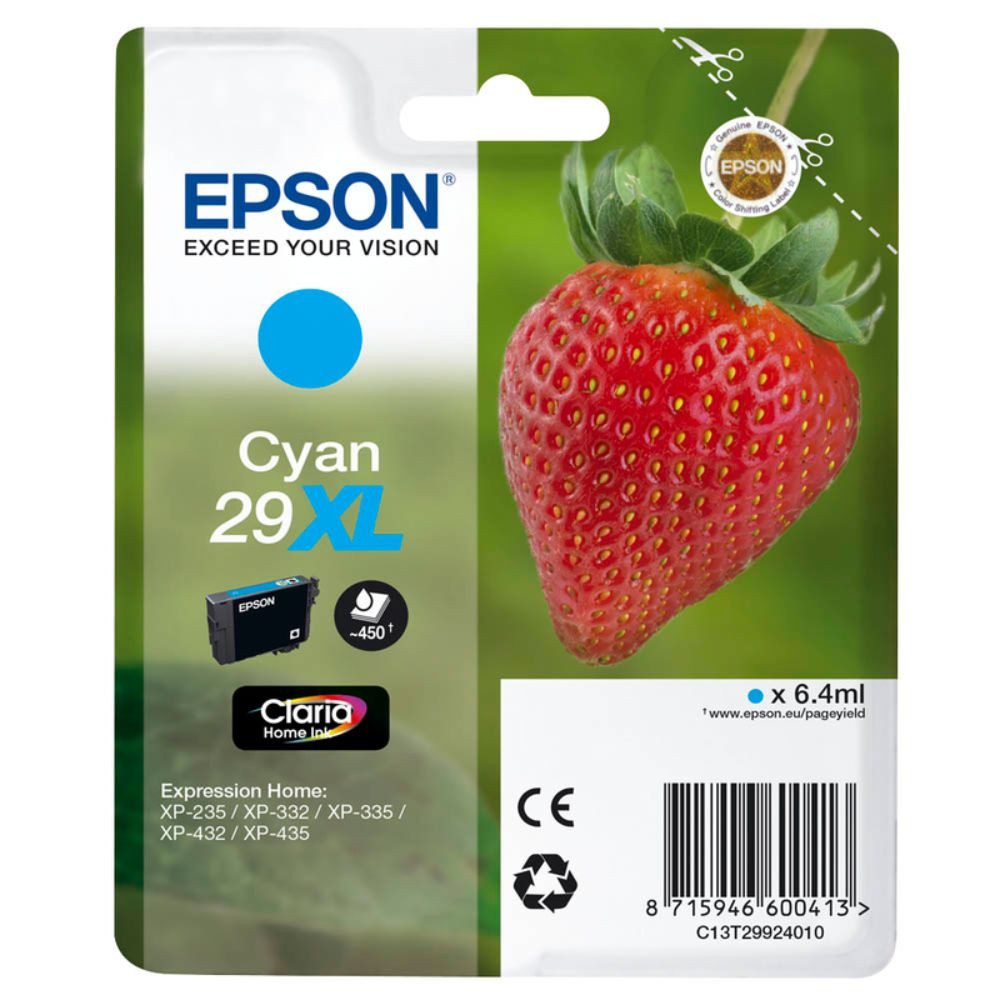 Epson 29XL / C13T29924010 Tinte cyan (1-tlg) Nachfülltinte (x)