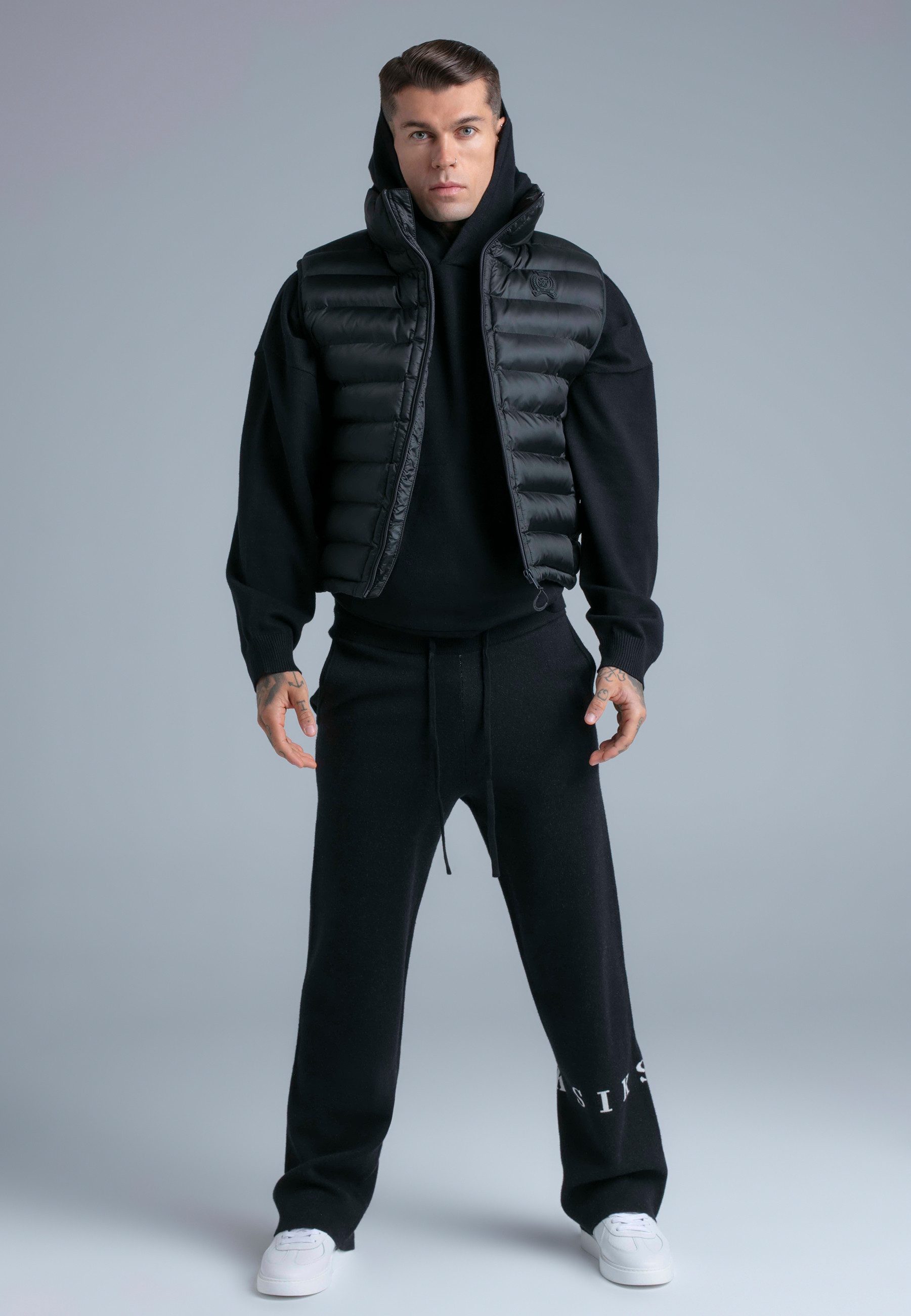 Siksilk Jogger Pants SikSilk Herren Knitted Pant