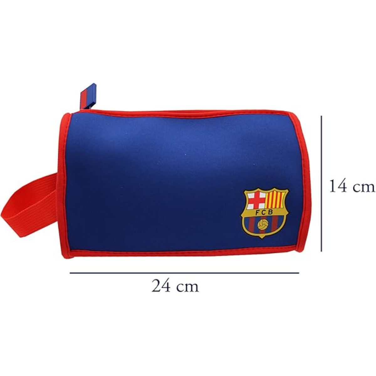FC Barcelona Federmäppchen - mit Reißverschluss 24 × 14 cm, (1-tlg)