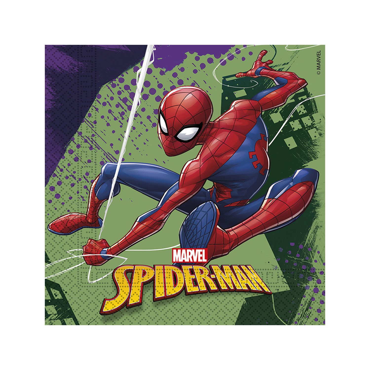 Procos Hängedekoration Servietten Spiderman 20Stk./33cm günstig online kaufen