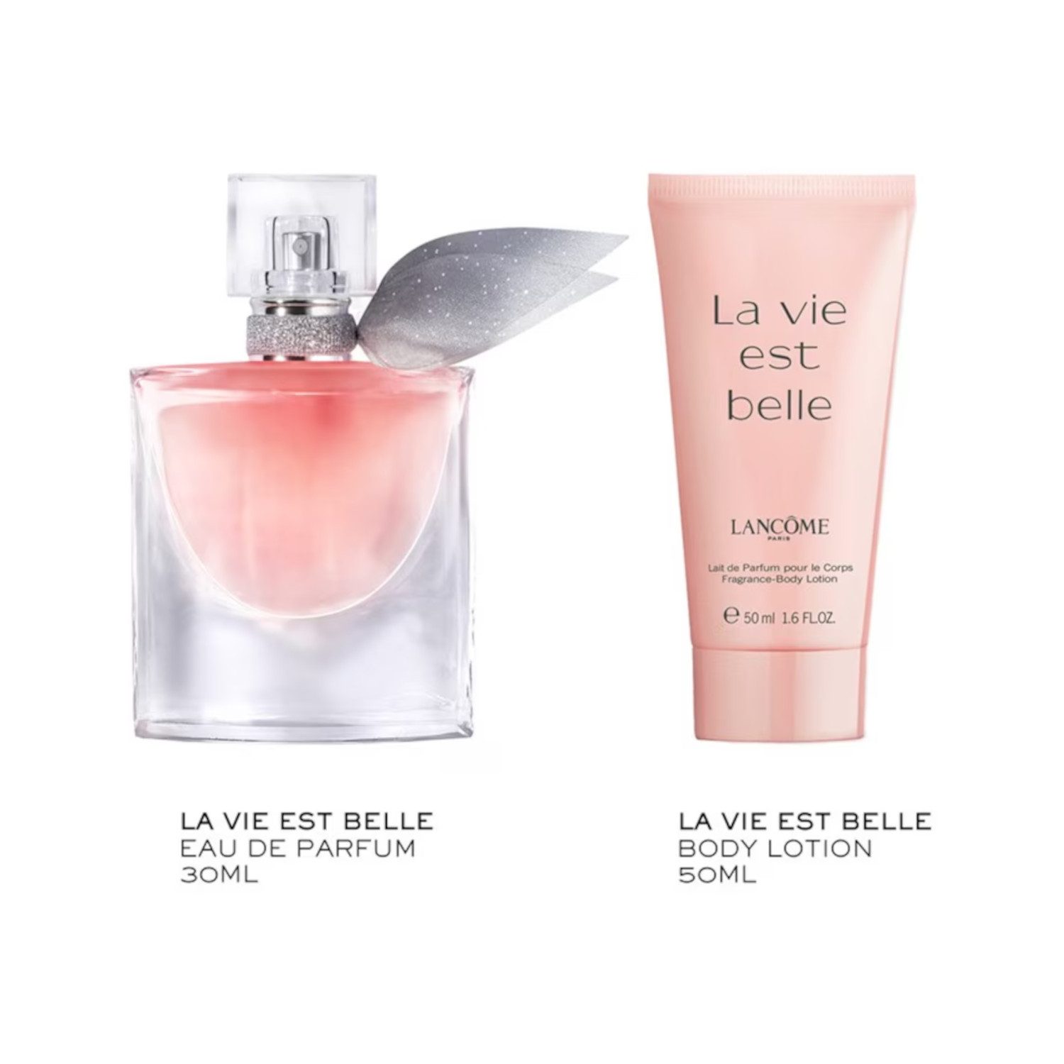 LANCOME Duft-Set Lancôme La vie est belle EDP 30 ml + Body Lotion 50 ml, 2-tlg., Duft- und Pflegeset mit La vie est belle Signatur
