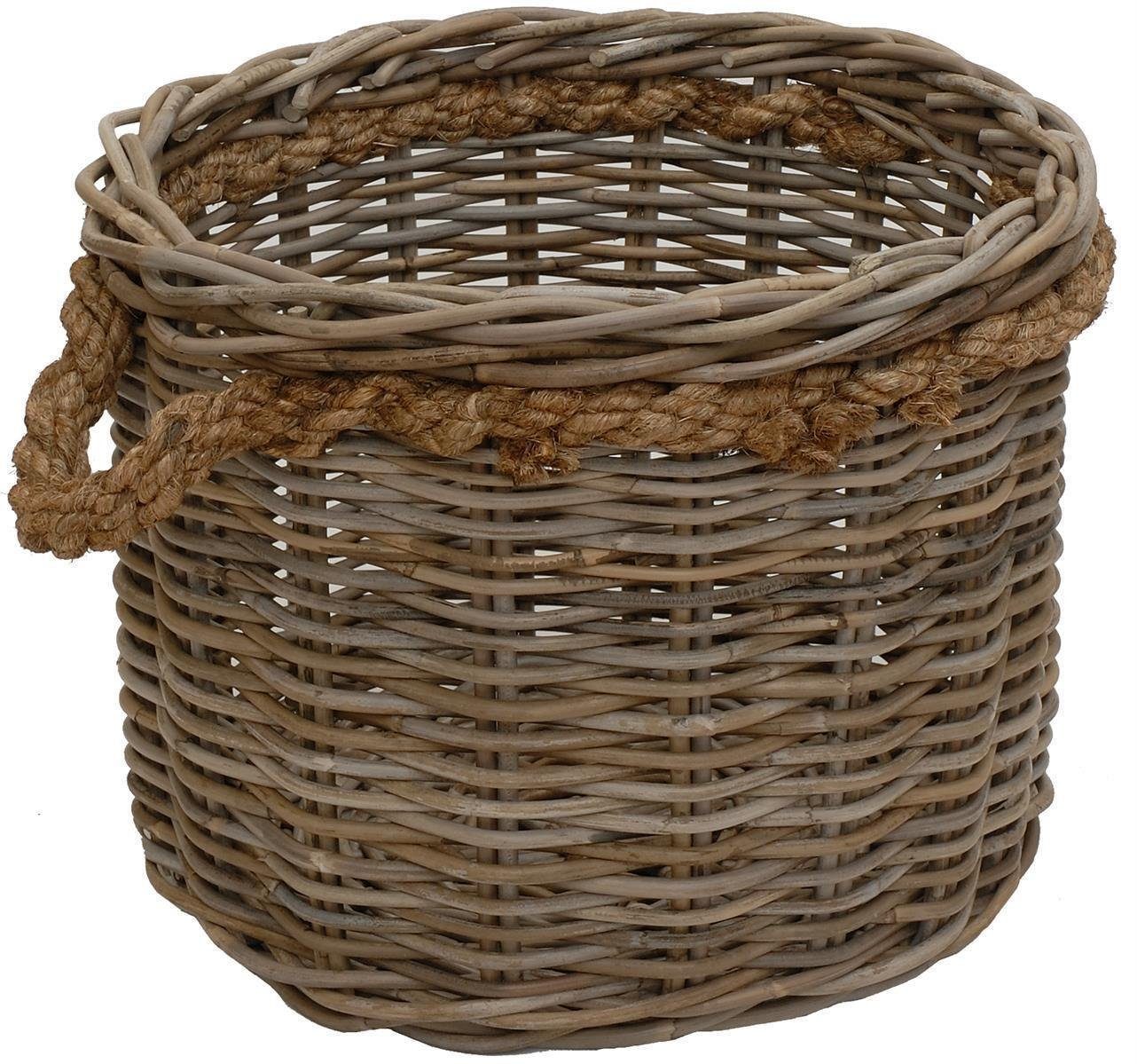 Krines Home Übertopf Großer Pflanzkorb Holzkorb günstig online kaufen