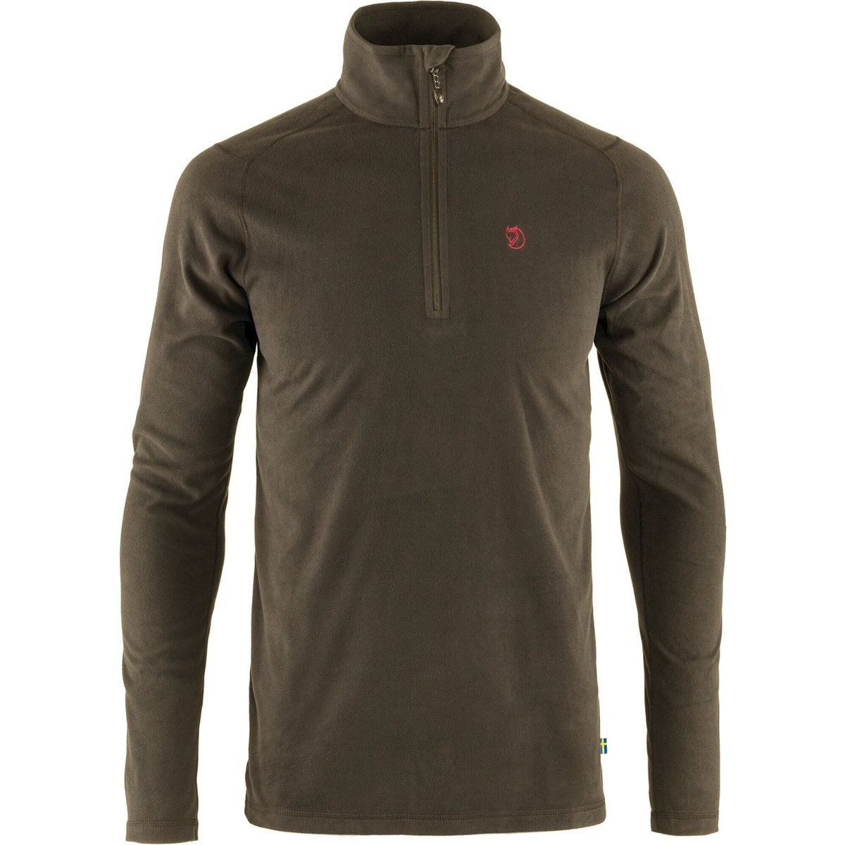 Fjällräven Sweatshirt Pine Half Zip M Leichter, schnelltrocknender Herren-Fleecepullover mit hohem Kragen
