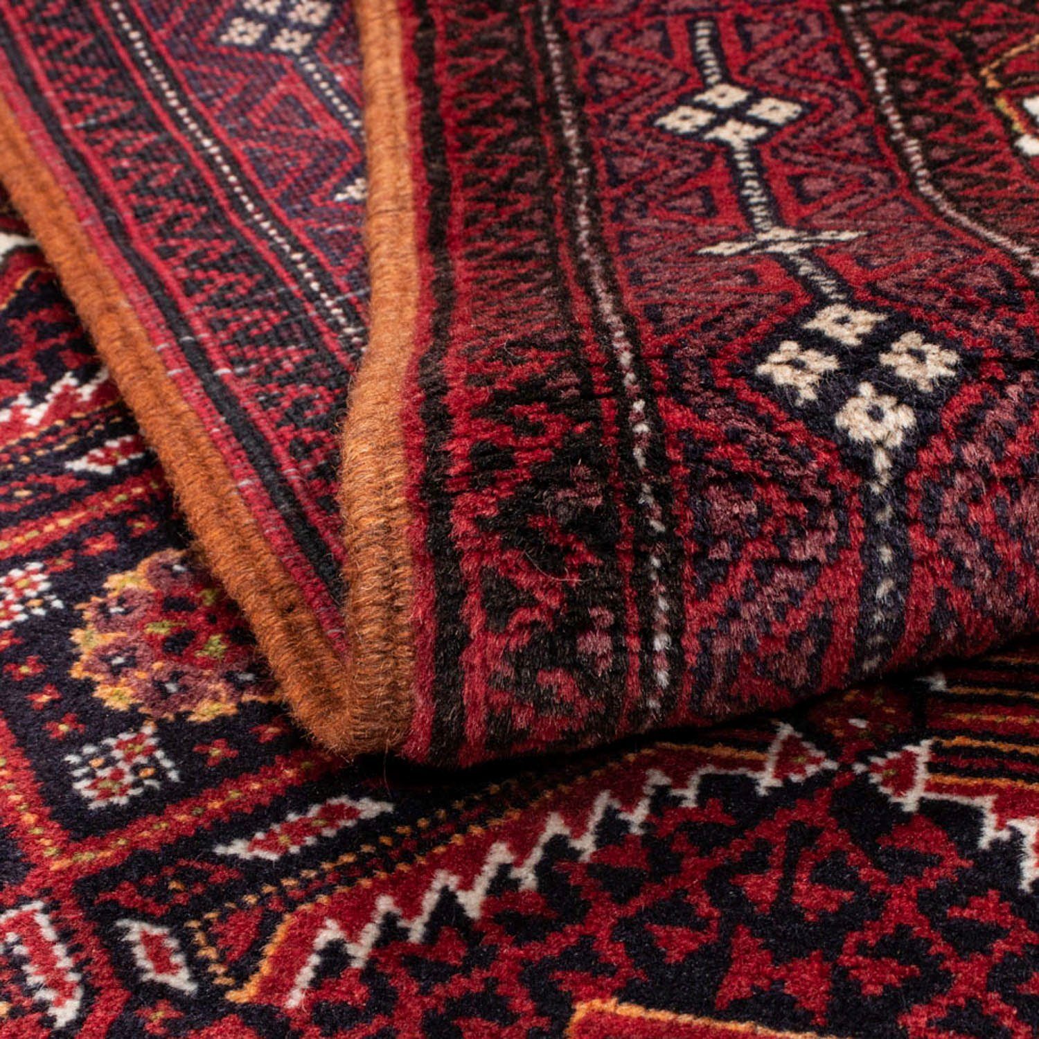 Rosso 81 x morgenland, Durchgemustert Höhe: Wollteppich Belutsch rechteckig, Handgeknüpft mm, 152 scuro cm, 8