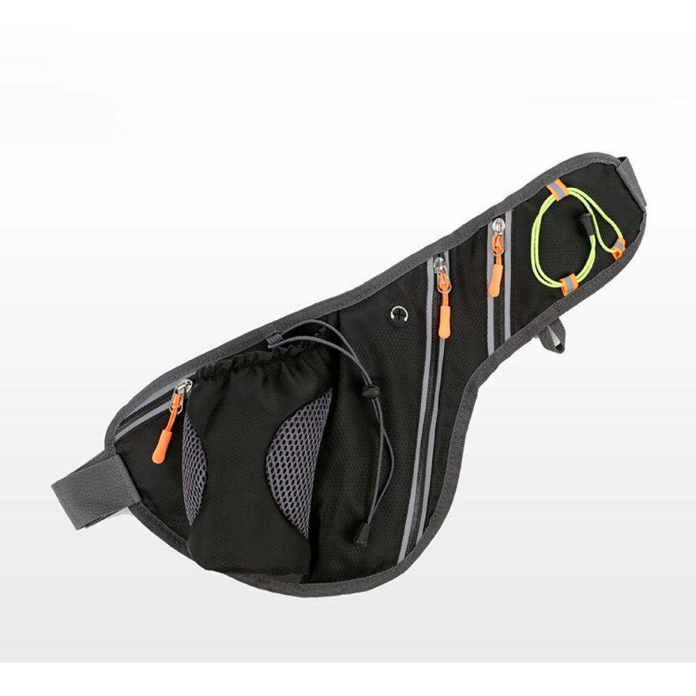 Verstellbarer Laufgürtel mit Aufbewahrungstasche mit Reißverschluss für Sport und Reisen Sportliche Bananentasche mit Flaschenhalter von Athlé Für iPhone Plus und Galaxy Band 360° reflektierend 
