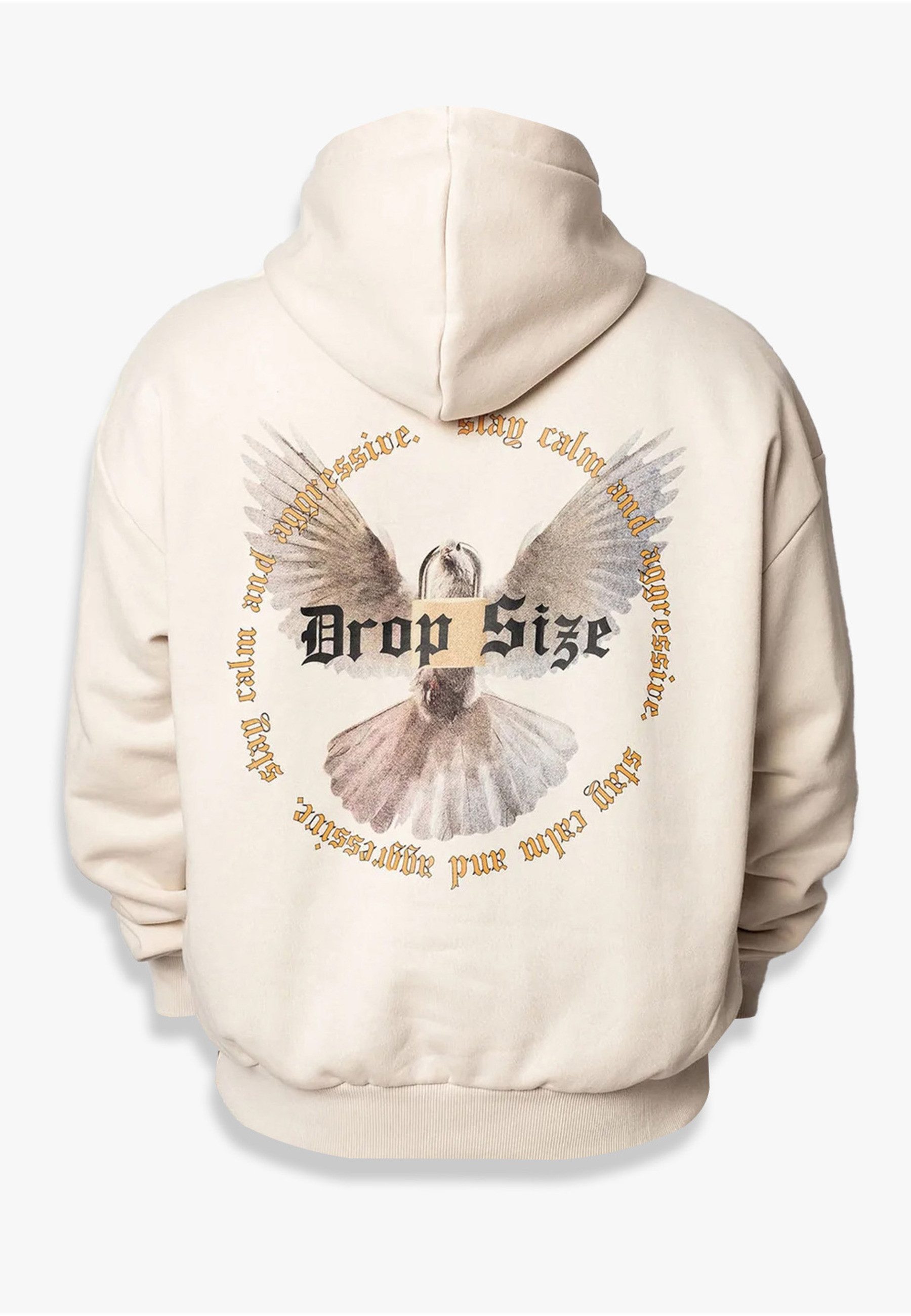 Dropsize Kapuzensweatshirt Dropsize Herren Dropsize Heavy Oversize White Dove 2.0 Hoodie (1-tlg)