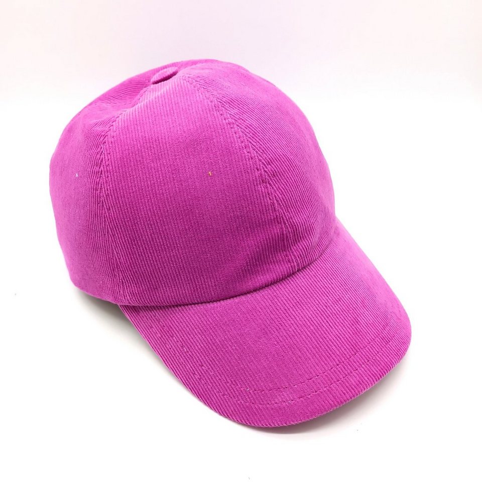 Fiebig Baseball Cap Baseballcap Cord fuchsia