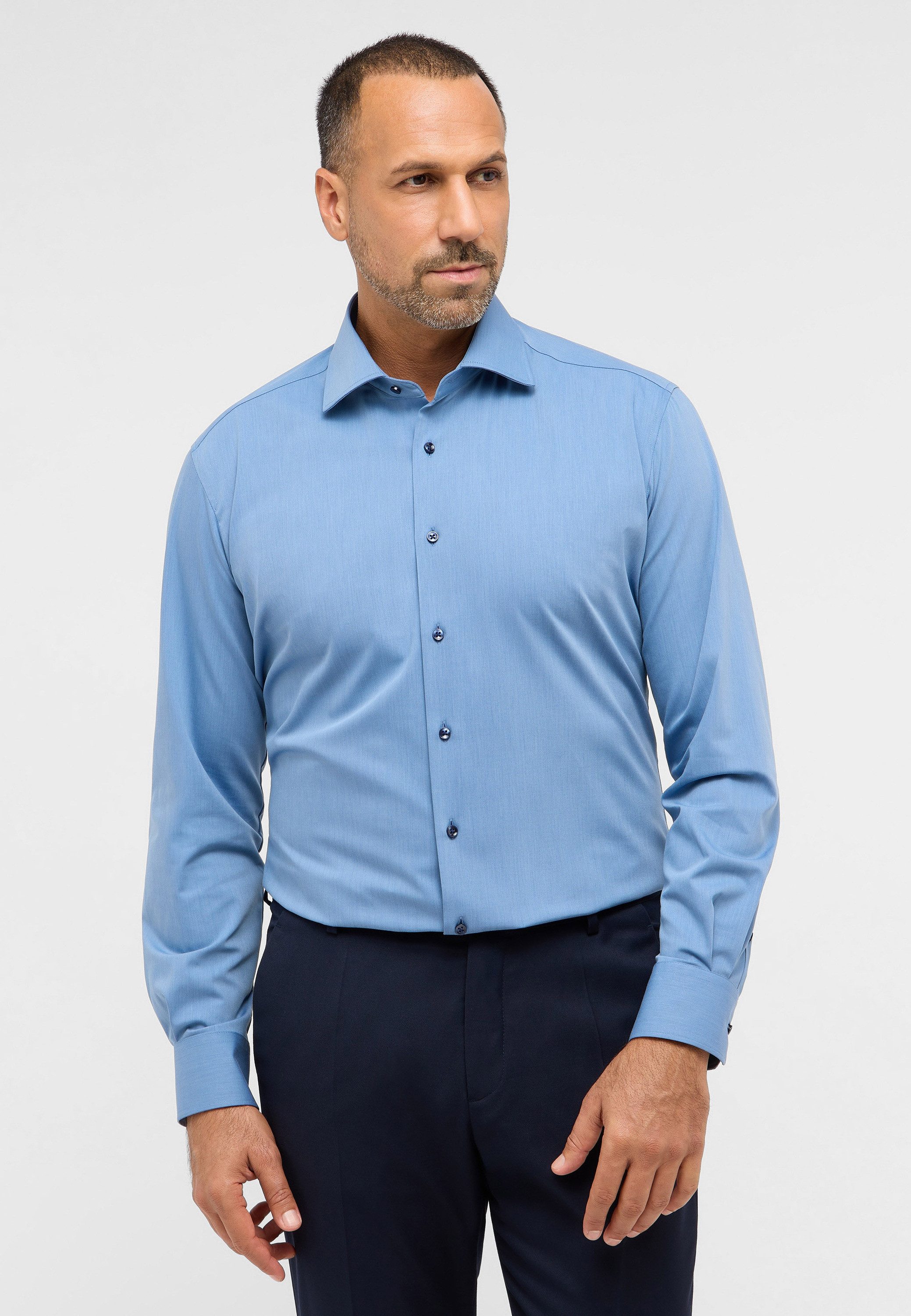 Eterna Langarmhemd MODERN FIT NON IRON günstig online kaufen