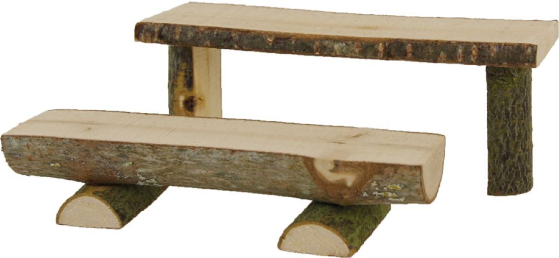 FADEDA Krippen-Zubehör 2x FADEDA Tisch mit Bank, Höhe in cm: 3 (2 St)