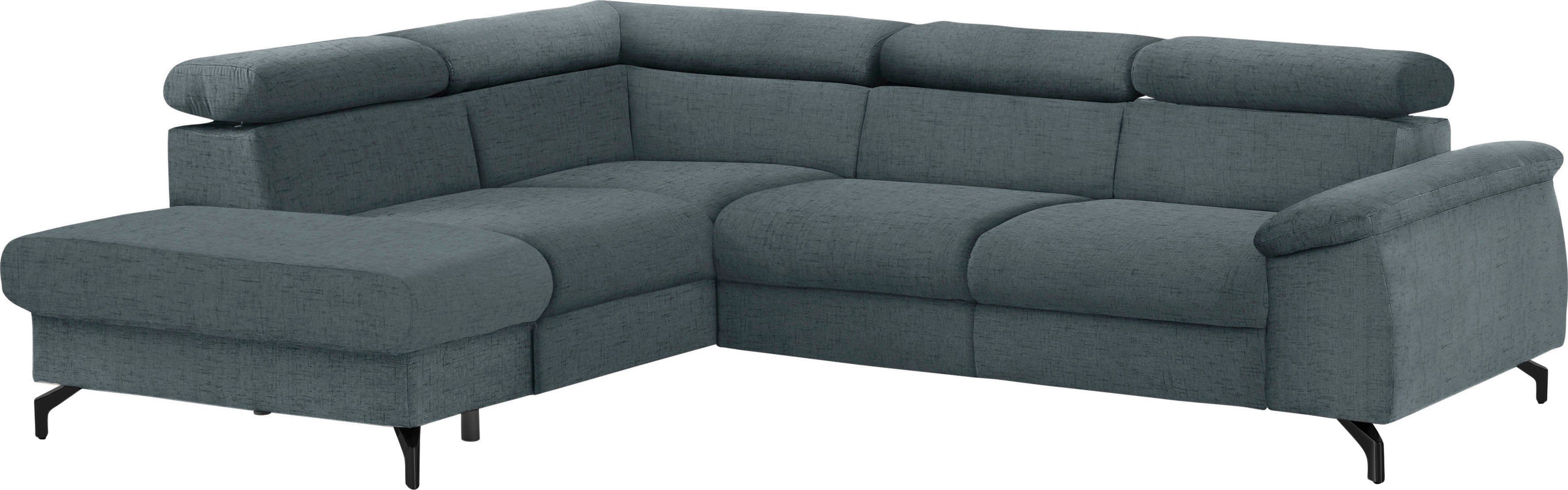 COTTA Ecksofa "Komaris L-Form", mit Kopfteilverstellung, wahlweise mit Bett günstig online kaufen