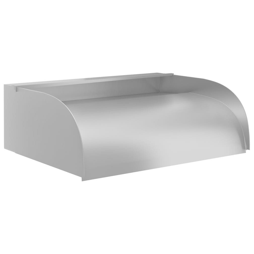 vidaXL Wasserfall Wasserfall mit LEDs 45x34x14 cm Edelstahl 304