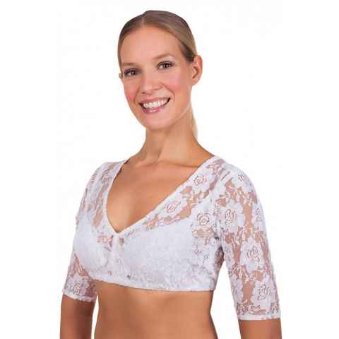 Edelnice Dirndlbluse Mia weiß