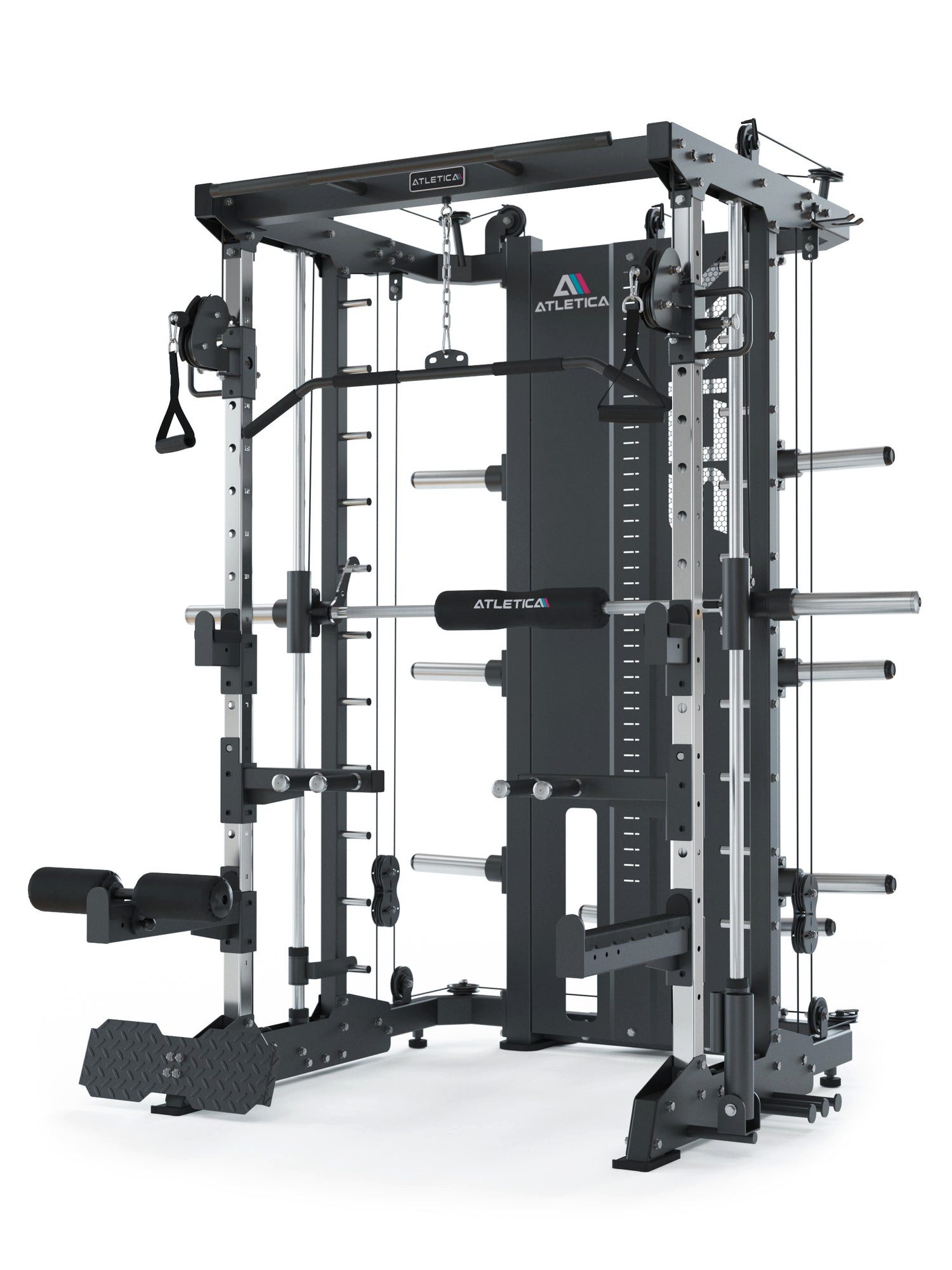 Kraftstation SEK Multipresse, Plate Loaded, mit Smith Machine
