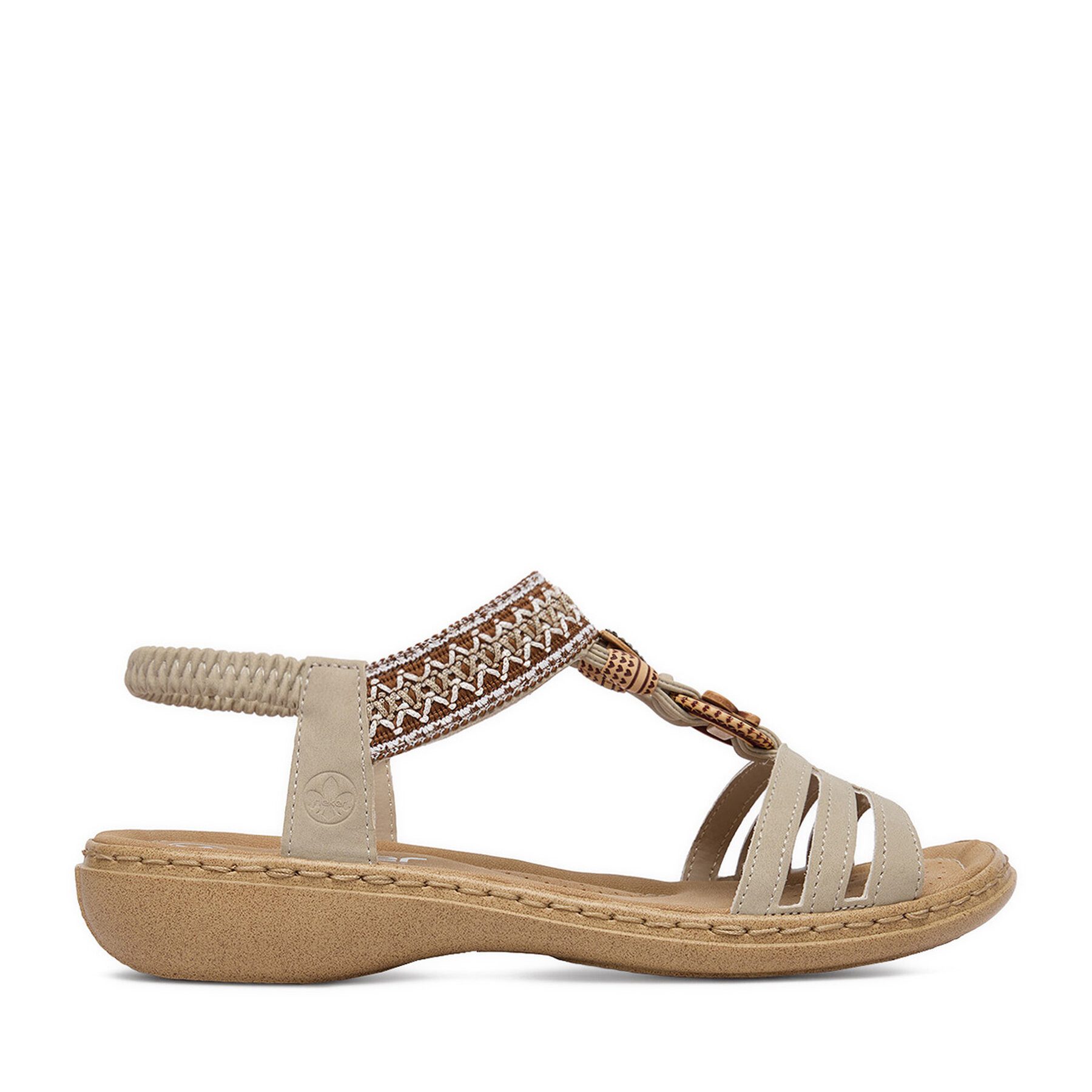 Rieker Rieker Damen-Sandalen Beige 61855-62 Sandale