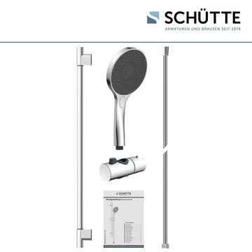 Schütte Stangenbrause-Set CAPRI, Höhe 58,5 cm, 3 Strahlart(en), Duschbrause, 3-fach verstellbar, Antikalk, wassersparend
