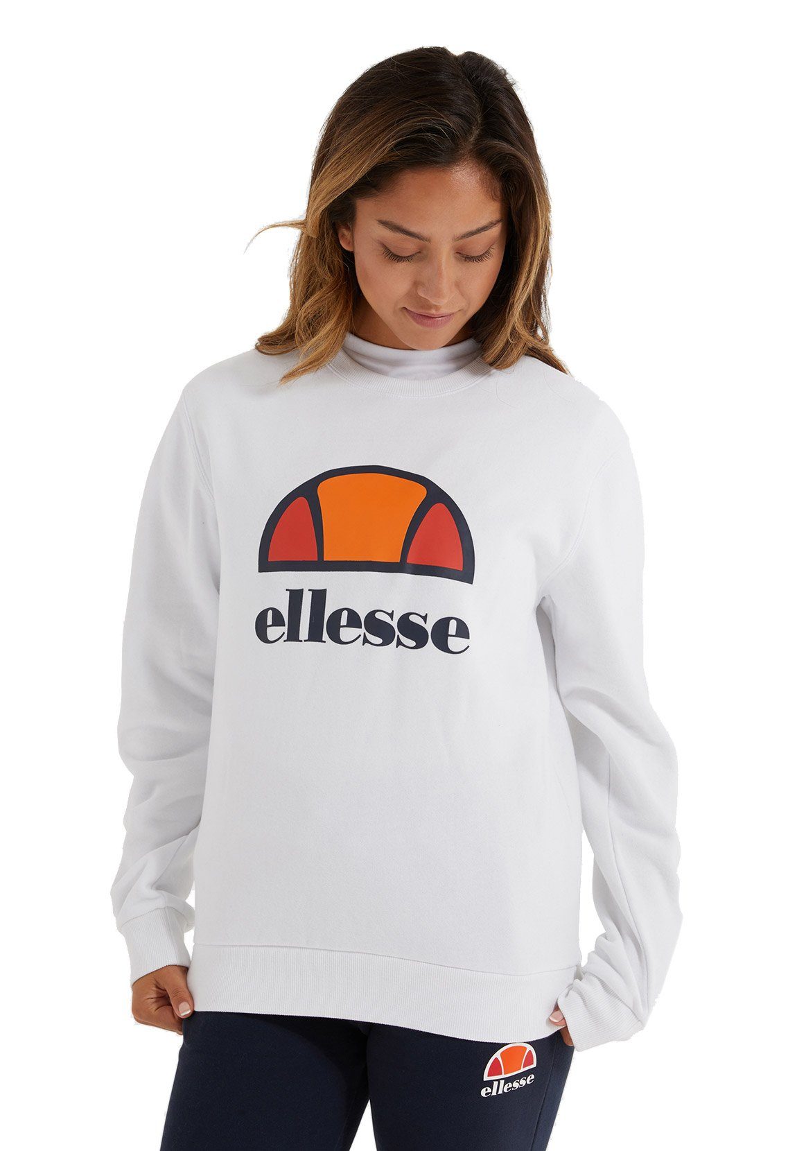 Ellesse Sweater Ellesse Damen Sweater CORNEO SWEATSHIRT White Weiß