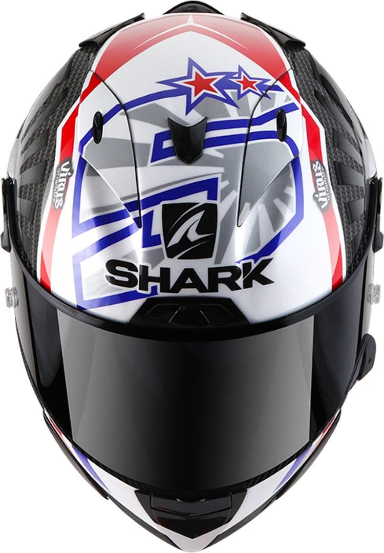 SHARK HELMETS Motorradhelm Shark Race R-Pro Carbon Replica Zarco GP France