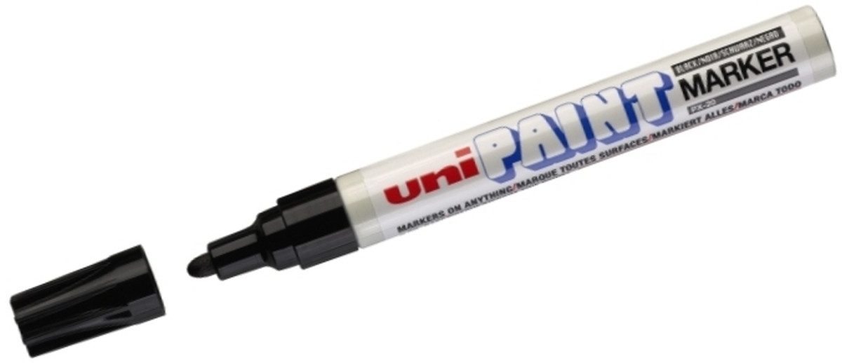 uni-ball Permanentmarker Lackmalstift Uni-Paint PX-20 2-3 mm schwarz