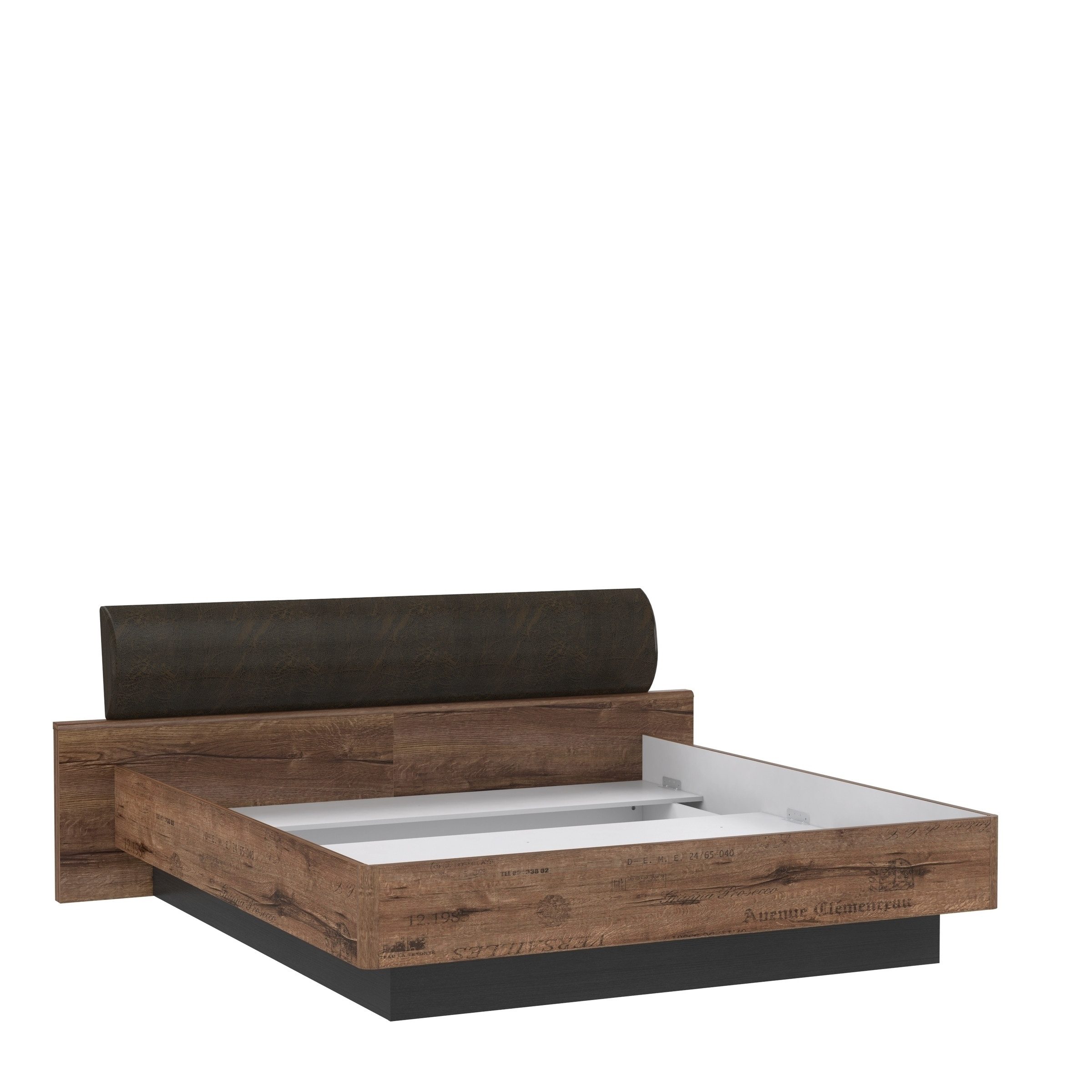 freiraum Bett Jacky, Script-Schlammeiche B/H/T ca. 219,8x90,2x212,3cm