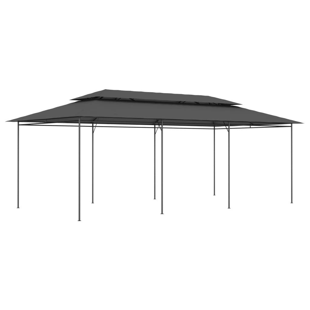vidaXL Partyzelt Pavillon 600x298x270 cm Anthrazit