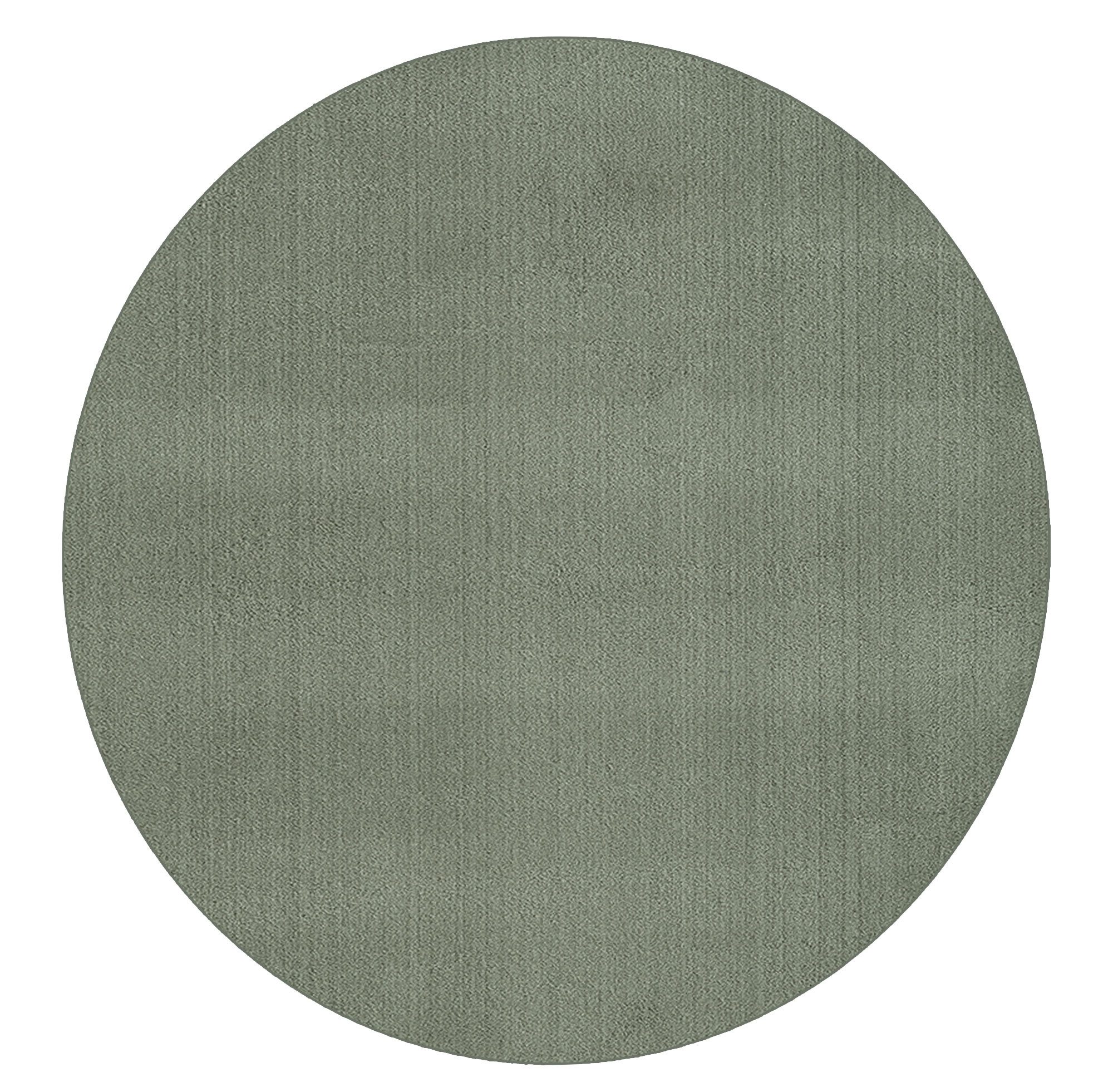 the carpet Teppich kuschelig & Super Soft, Anti-Rutsch Unterseite, rund, Höhe: 16 mm, Waschbar bis 30 Grad, Felloptik, Wohnzimmer Teppich, Kundenliebling
