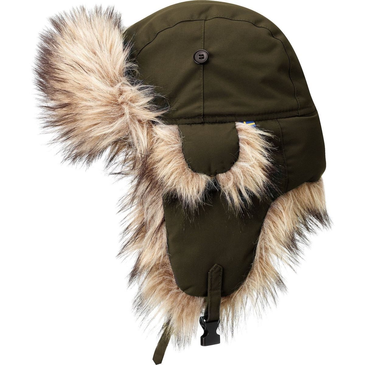 Fjällräven Skimütze Nordic Heater Hochwertige, wind- und wasserdichte Mütze mit Kunstfell für optimalen