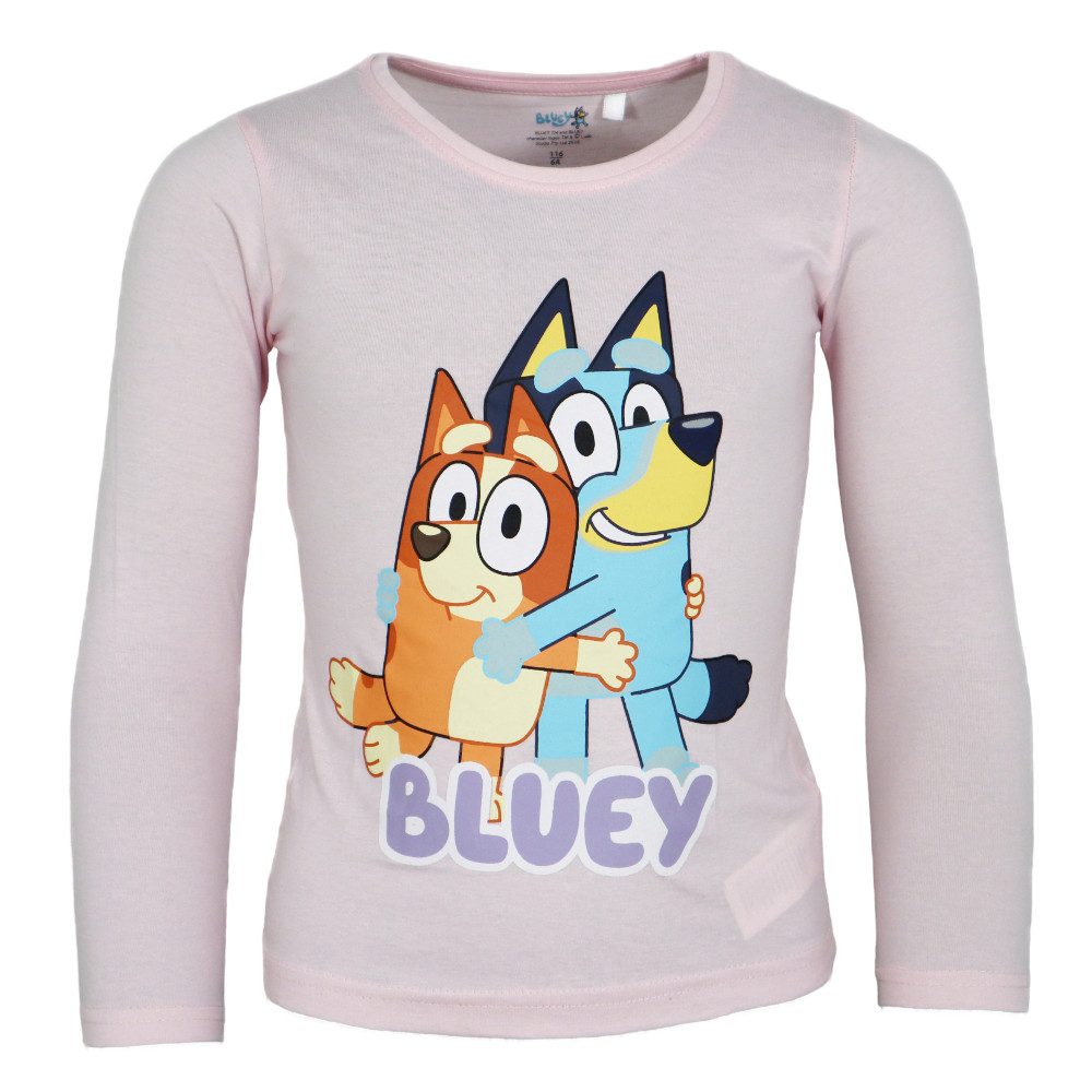 Langarmshirt Bluey Bingo Kinder Mädchen Langarmshirt langarm Shirt